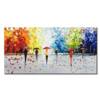 handpainted UACA6064 Landscape Oil Paintings Abstract Canvas Wall Art Paintings