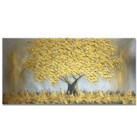 Wholesale UACA6082 modern 3d forest oil paintings