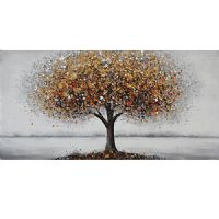 Wholesale abstract canvas wall art UACA6089 modern forest oil paintings