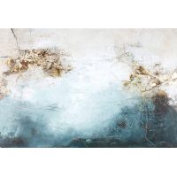 handpainted UACA6037 modern blue oil paintings abstract canvas wall art