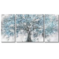 handpainted UACA6133 abstract forest oil paintings canvas wall art paintings