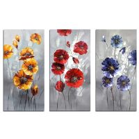 handpainted UACA6144 modern flower oil paintings abstract canvas wall art paintings