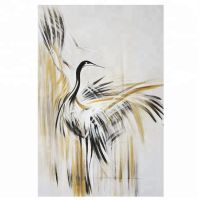 wholesale 100% handpainted Abstract animal oil paintings UACA6185 wall decor