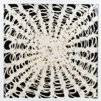 Wholesale UASB1537 modern 3d shadow box abstract rice paper artwork for home decoration