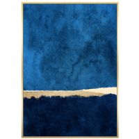 Wholesale modern deep water abstract sky wall art CAFA5396 gold foil wall paintings