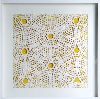 Modern 100% Handmade Rice 3D Paper Artwork UASB1356 Shadow Box Wall Art