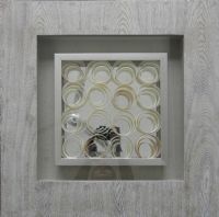 Shadow Box 3-D Veneer Art Designs Framed Art