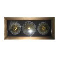 Wholesale Modern Antique Gold Metal Wall Art 3D Shadow Box