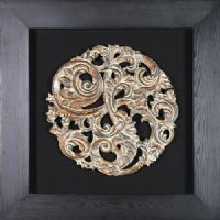 Wholesale Modern Wood Carving 3D Shadow Box UASB1119 Wall Art Decoration